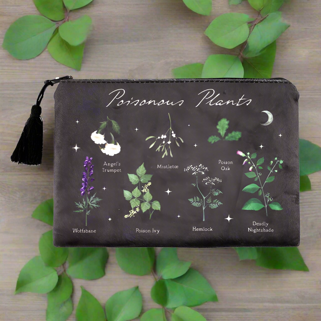Poisonous Plants Makeup Bag