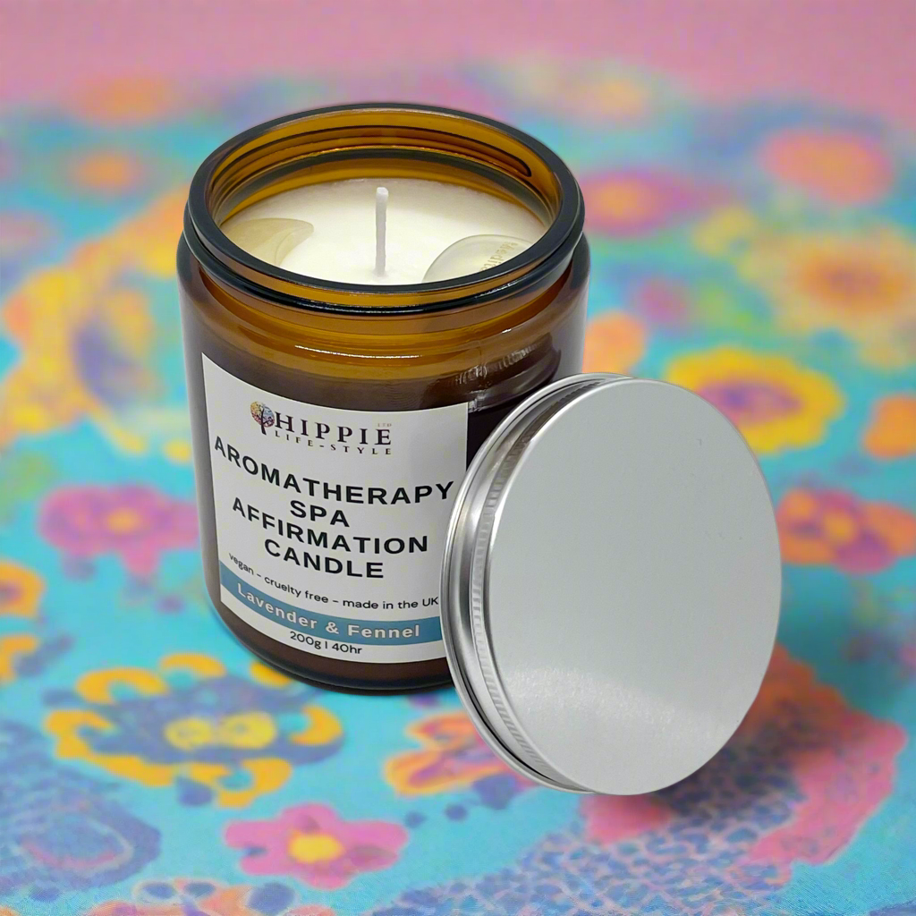 Aromatherapy Spa Intention Candle - Lavender and Fennel
