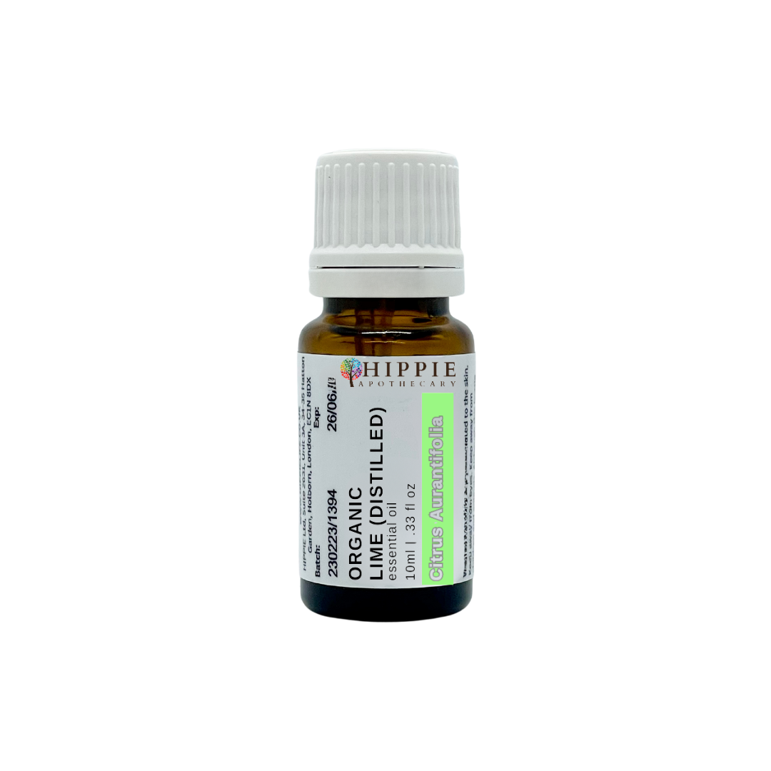 Lime Organic Distilled (Citrus Aurantifolia Oil) Pure Therapeutic Standard Essential Oil - 10ml
