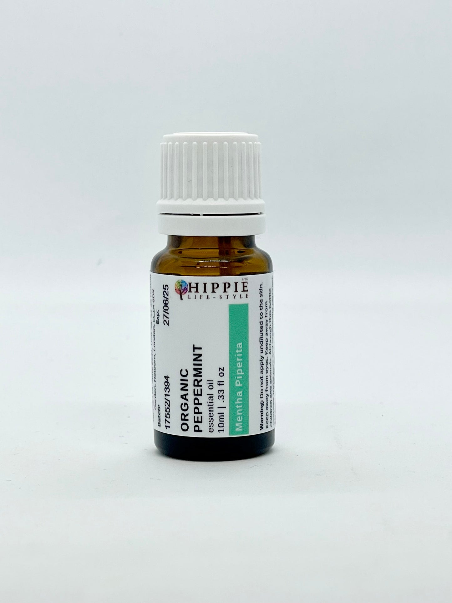Peppermint (Mentha Piperita) Essential Oil - Organic, Therapeutic and Pure - 10ml
