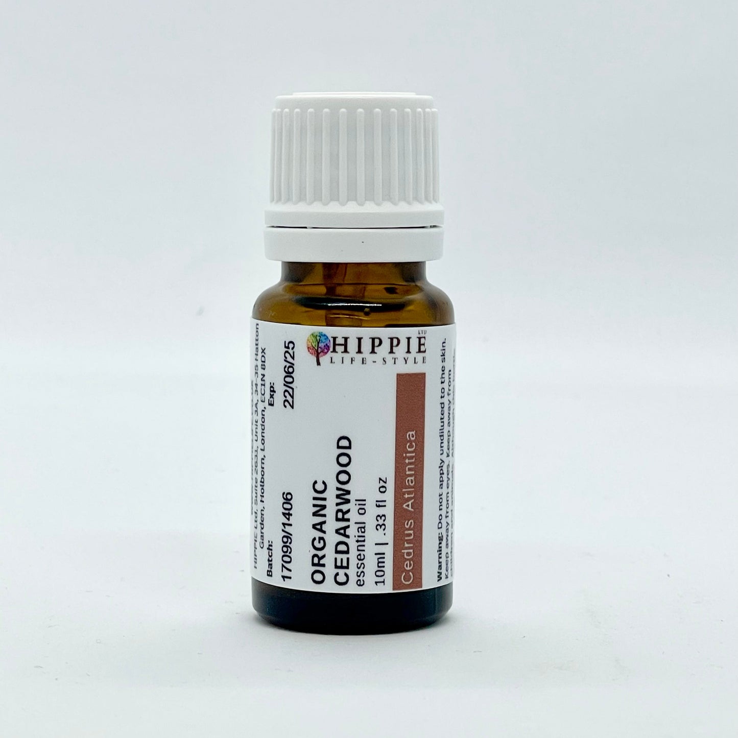Cedarwood Atlas (Cedrus Atlantica) Bark Essential Oil - Organic, Therapeutic and Pure - 10ml