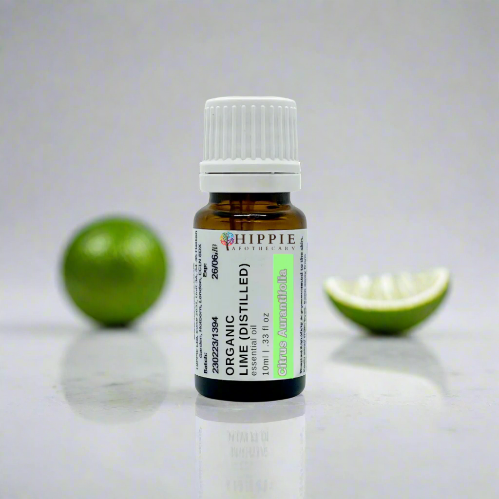 Lime Organic Distilled (Citrus Aurantifolia Oil) Pure Therapeutic Standard Essential Oil - 10ml