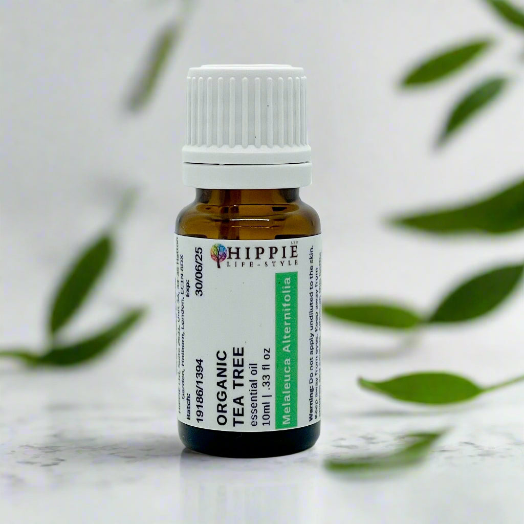 Tea Tree (Melaleuca Alternifolia) Leaf Essential Oil - Organic, Therapeutic and Pure - 10ml