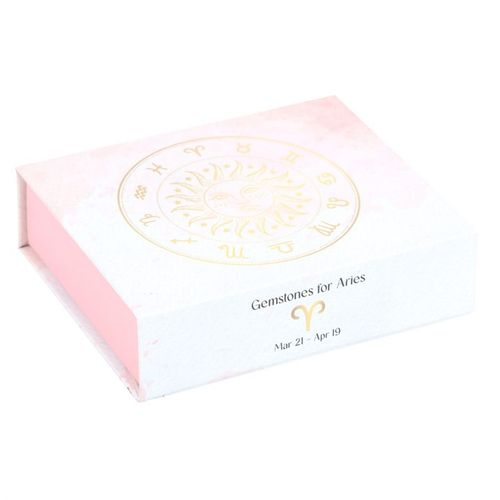 Aries Crystal Tumblestone Set – A Unique Collection for Strength and Balance