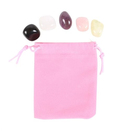 Aries Crystal Tumblestone Set – A Unique Collection for Strength and Balance