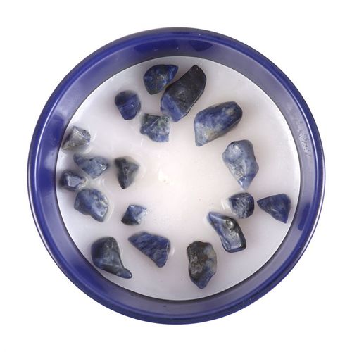 Taurus Amber & Vanilla Gemstone Zodiac Candle – Grounded Energy & Spiritual Awakening