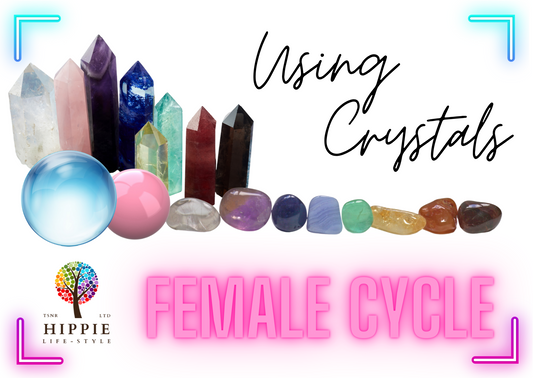 Crystal Healing and the Female Menstrual Cycle: A Comprehensive Guide