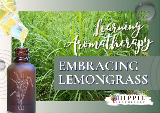 Organic Lemongrass essential oil and leaning about its use in aromatherapy