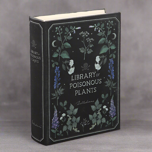 Library of Poisonous Plants Book Shaped Storage Box