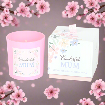 Wonderful Mum Cherry Blossom Candle