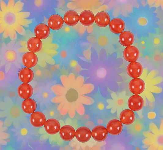 Sacral Chakra Carnelian Gemstone Bracelet