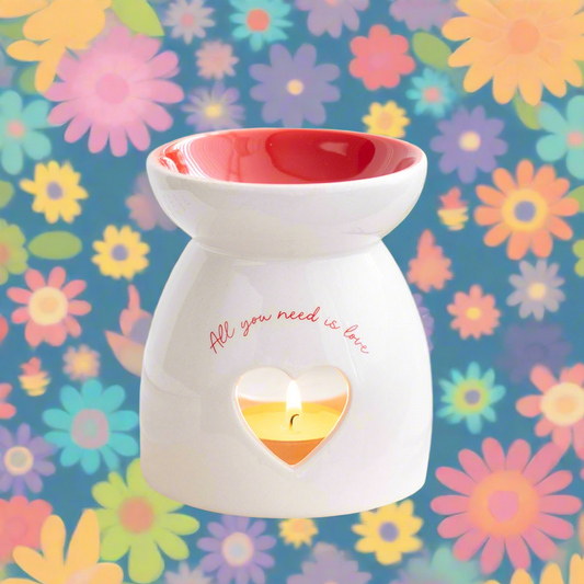 All You Need is Love Heart Oil Burner and Wax Warmer: A Romantic Glow for Every Occasion