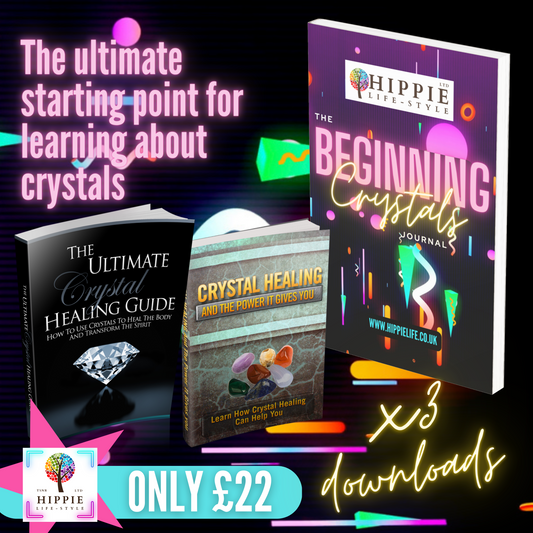 Hippie life UK, the crystal, spiritual and natural holistic health gift shop presents Crystal Beginner's Triple PDF Download Pack, , HIPPIE Life UK, , , , , .