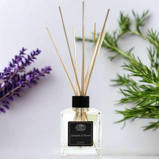 200ml Lavender & Fennel Essential Oil Reed Diffuser
