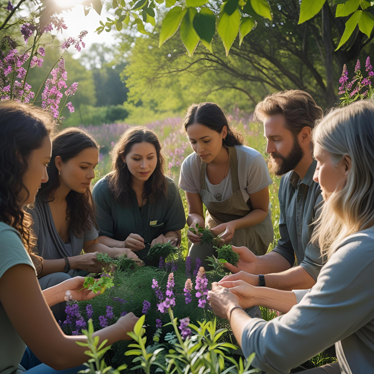 foraging for wild medicine herbs in the UK. Courses