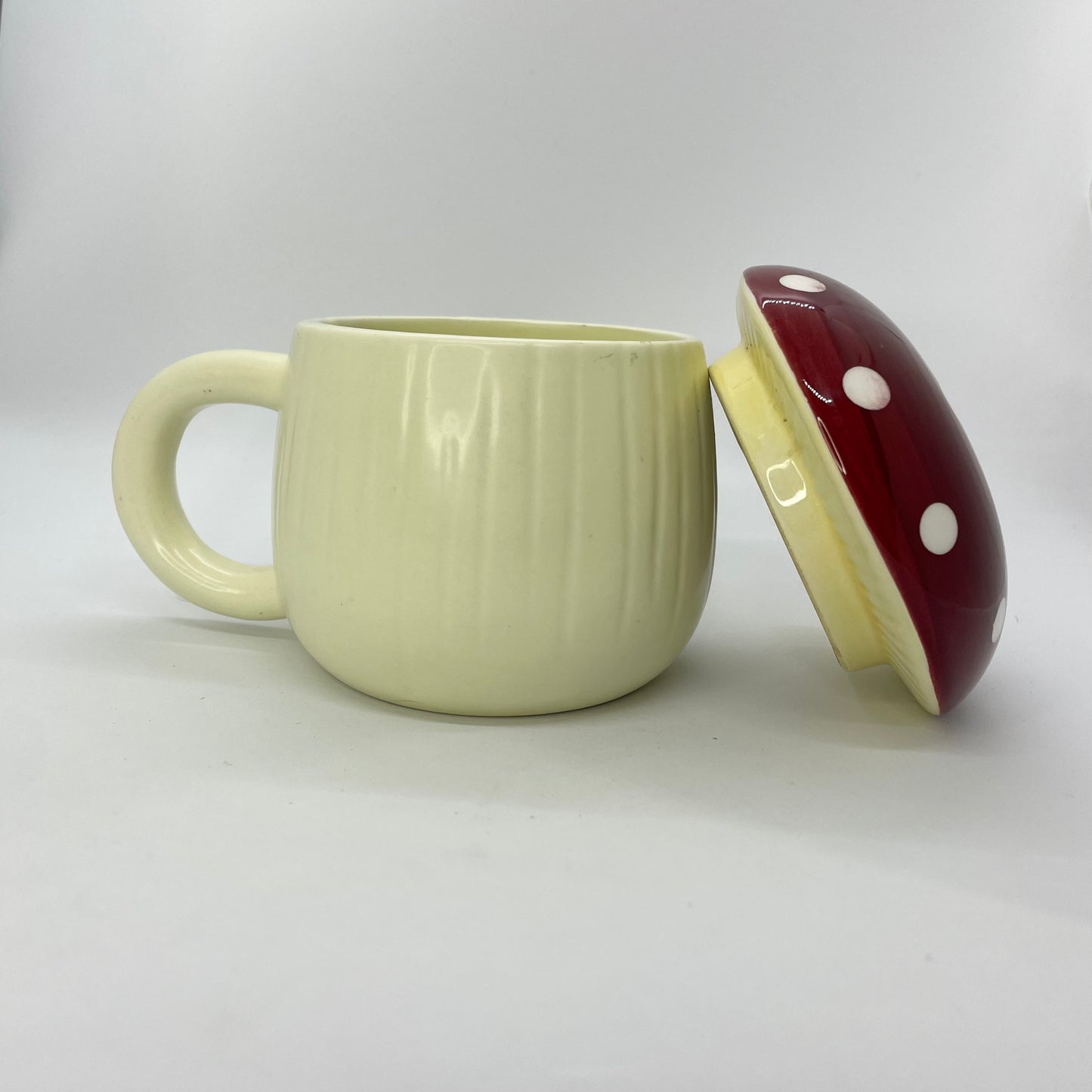 Mushroom Lidded Tea Mug