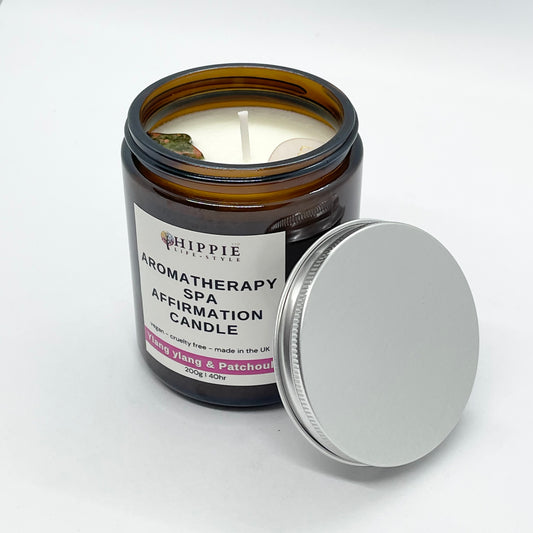 Aromatherapy Spa Intention Candle - Ylang Ylang and Patchouli