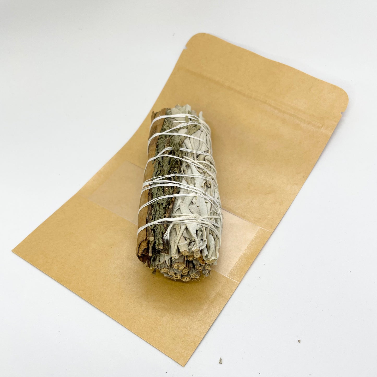 Cedar and Cinnamon Sage Herbal Smudge - 10cm