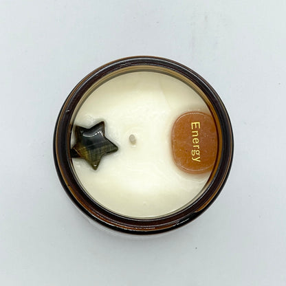 Aromatherapy Spa Intention Candle - Peppermint and Clove