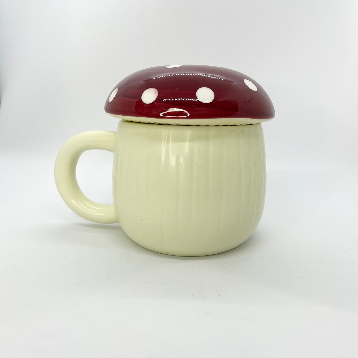 Mushroom Lidded Tea Mug