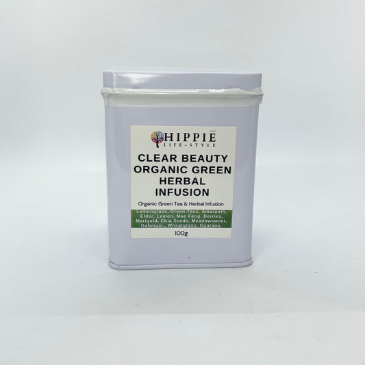 Clear Beauty Organic Green Tea and Herbal Infusion