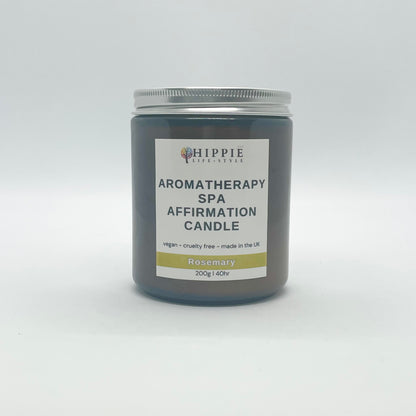 Aromatherapy Spa Intention Candle - Rosemary