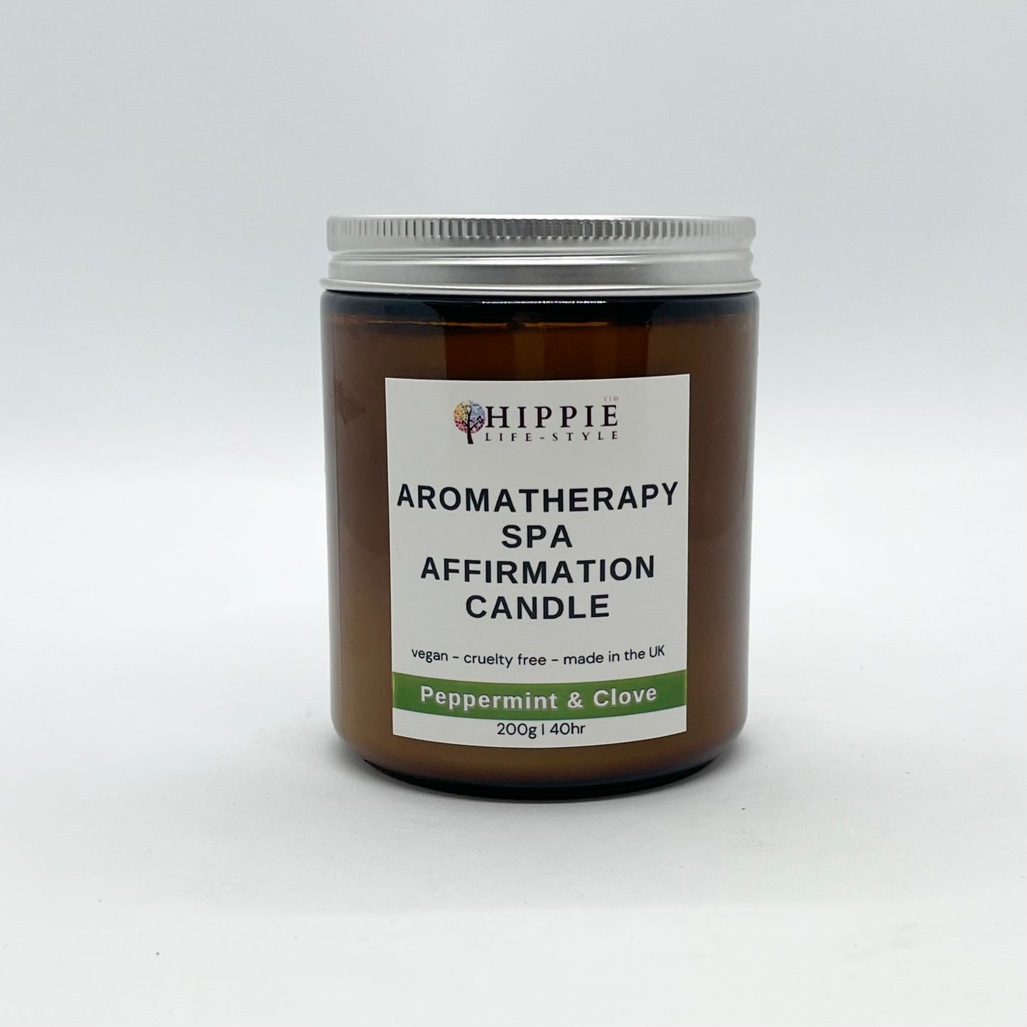 Aromatherapy Spa Intention Candle - Peppermint and Clove