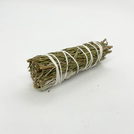 Rosemary Sage Herbal Smudge - 10cm