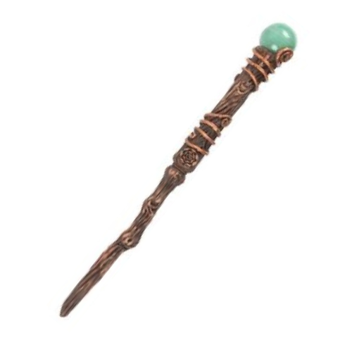 Green Aventurine Crystal Wand With Pouch