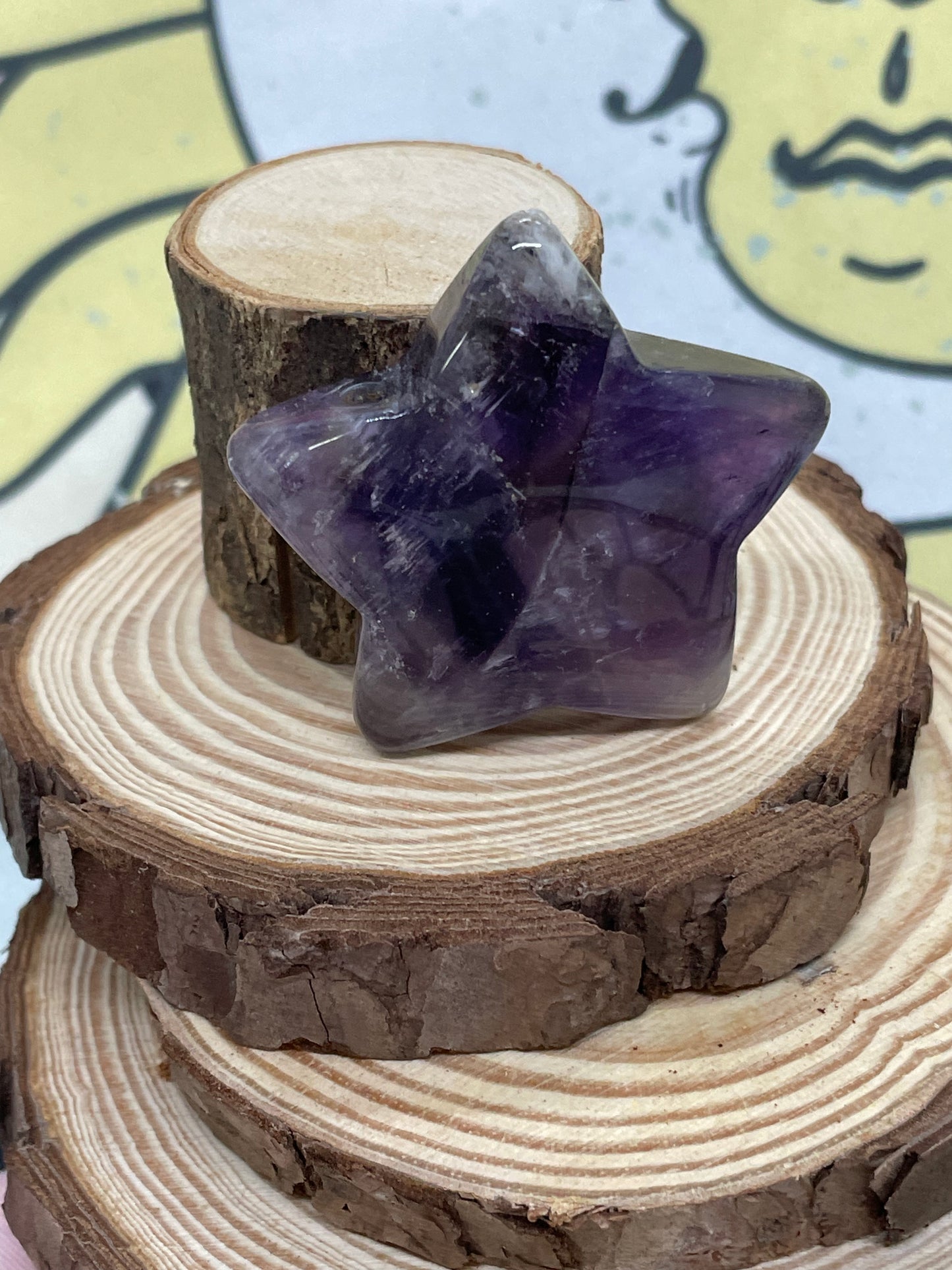 Amethyst Healing Crystal Star