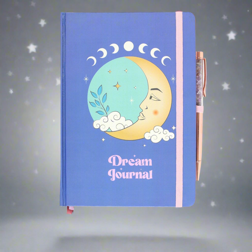 The Moon Dream Journal with Amethyst Pen