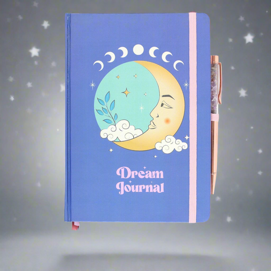 The Moon Dream Journal with Amethyst Pen