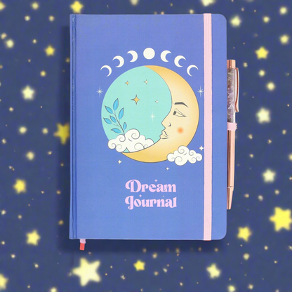 The Moon Dream Journal with Amethyst Pen