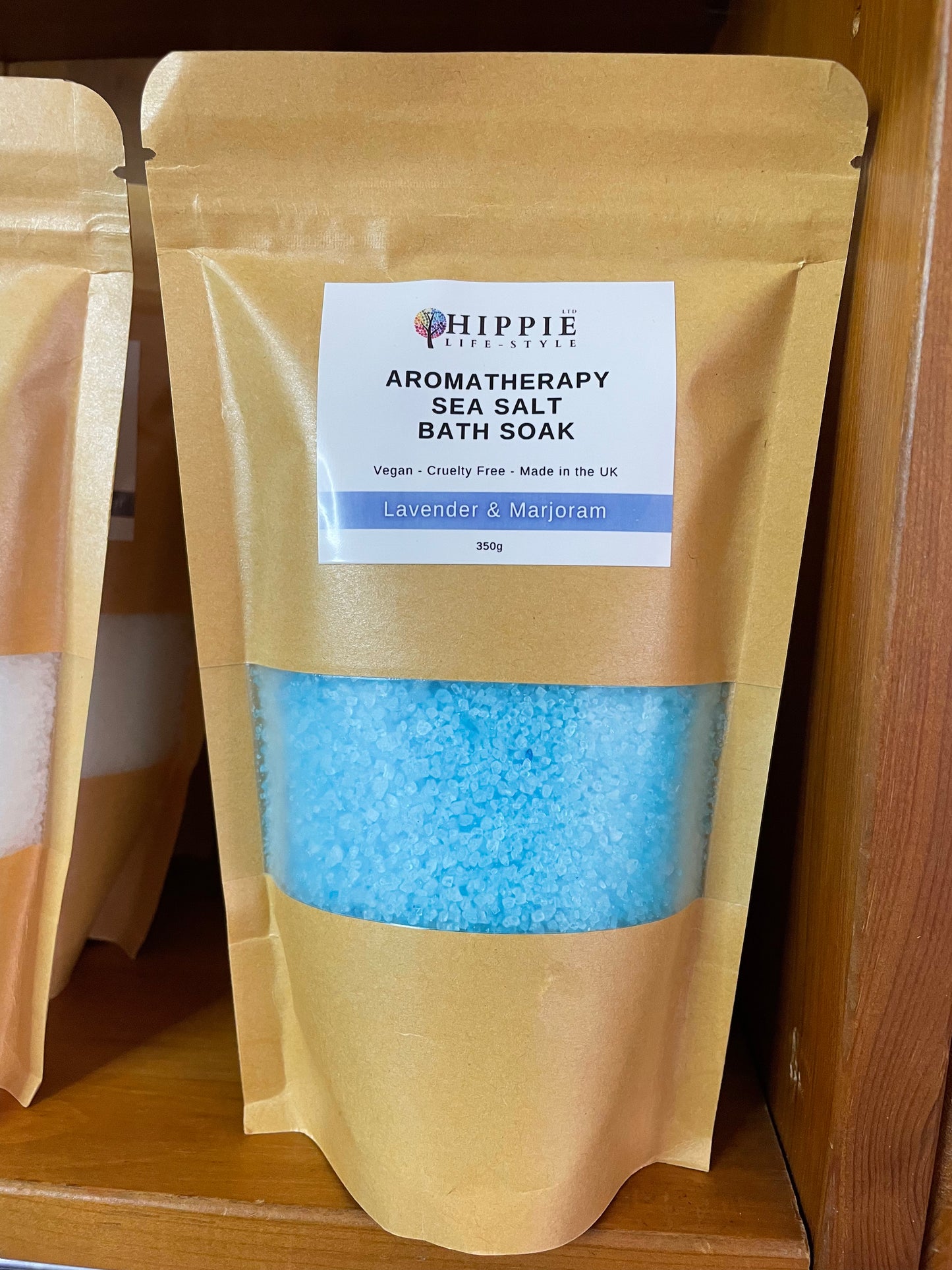 Aromatherapy Sea Salt Bath Soak - Lavender and Marjoram