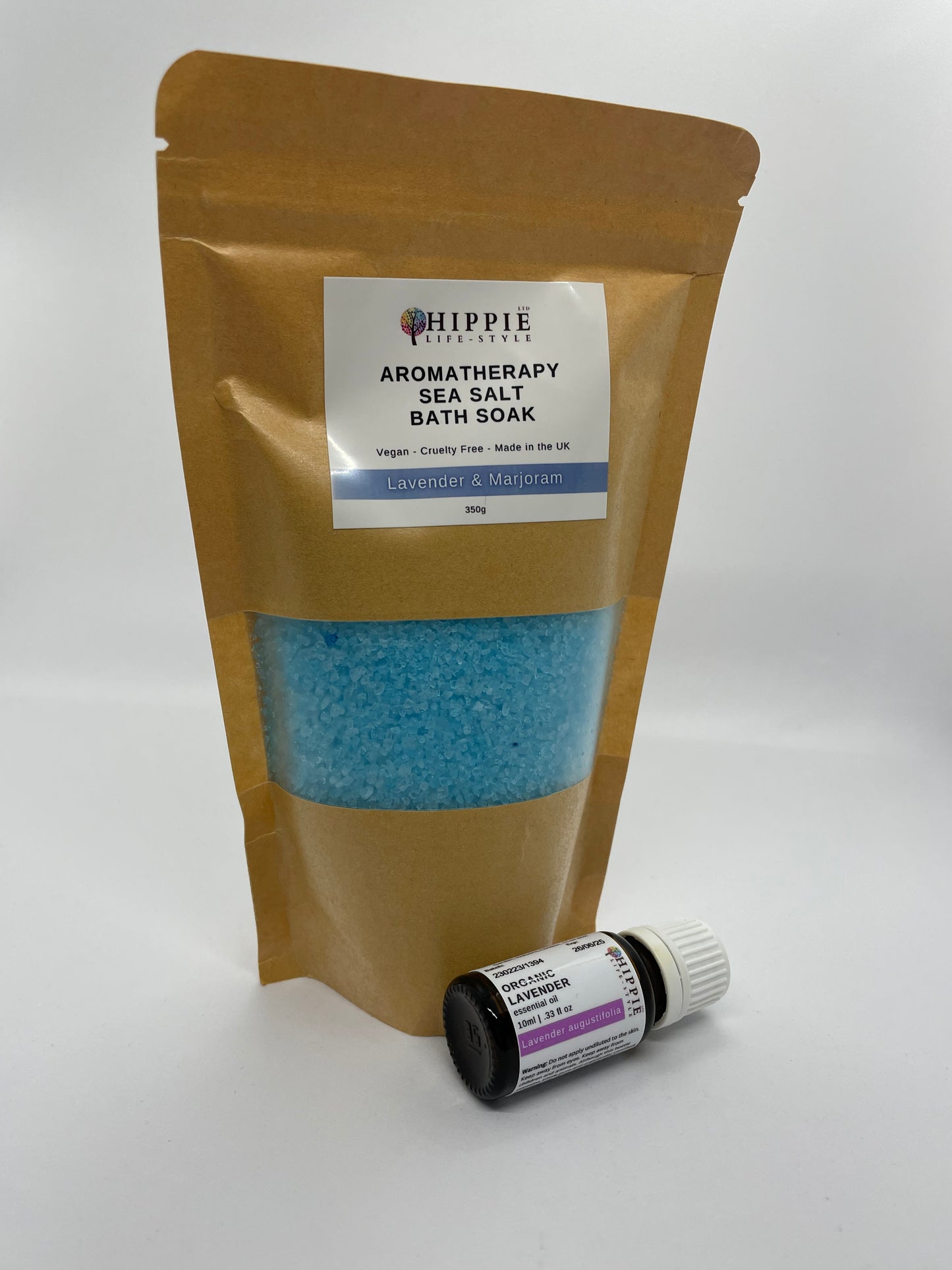 Aromatherapy Sea Salt Bath Soak - Lavender and Marjoram