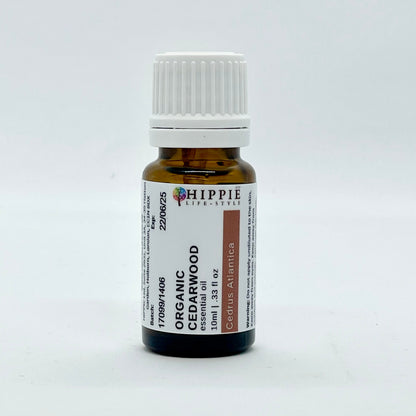 Cedarwood Atlas (Cedrus Atlantica) Bark Essential Oil - Organic, Therapeutic and Pure - 10ml