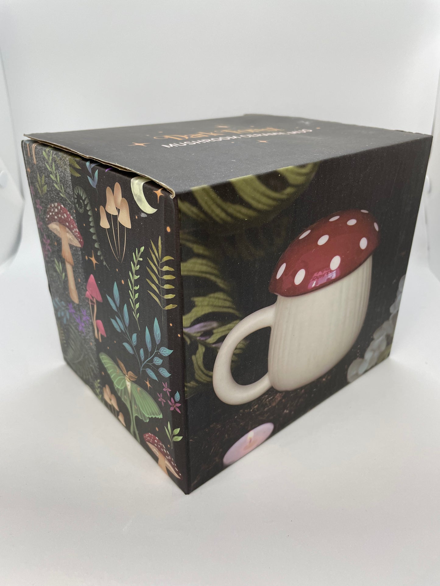 Mushroom Lidded Tea Mug