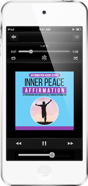 Hippie life UK, the crystal, spiritual and natural holistic health gift shop presents Inner Peace Affirmation - MP3 Digital Downloads, , HIPPIE Life UK, , , , , .