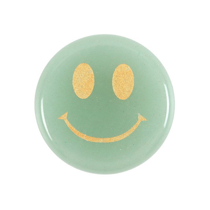 Stay Positive Aventurine Happy Face Crystal: A Token of Joy and Optimism