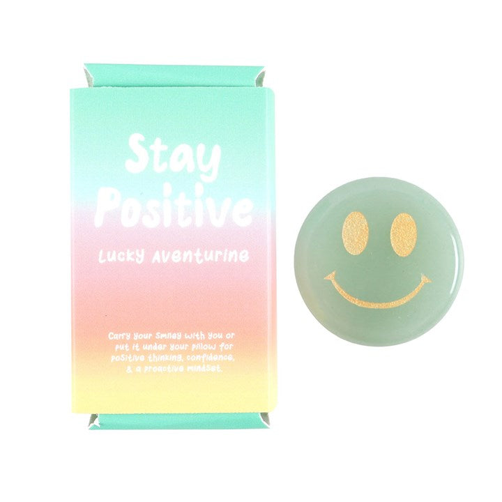 Stay Positive Aventurine Happy Face Crystal: A Token of Joy and Optimism