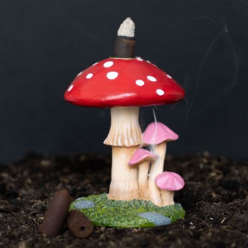 Mushroom Backflow Waterfall Incense Burner - Whimsical Forest-Inspired Home Fragrance