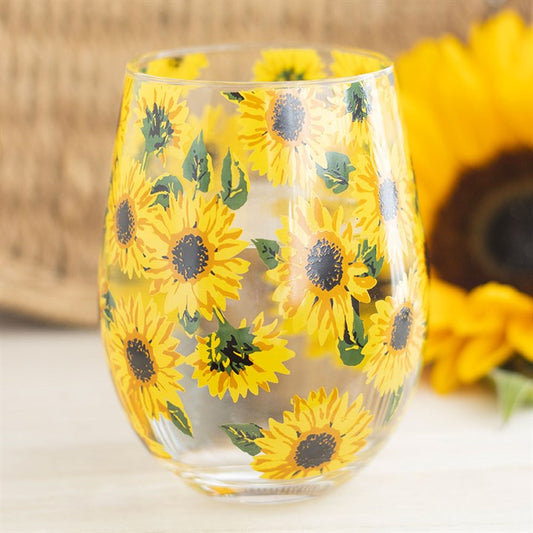 Sunflower Stemless Wine Glass – 500ml