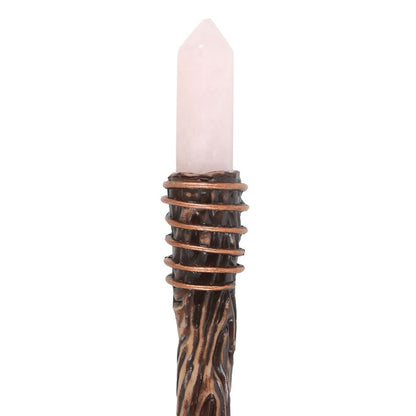 Romance Magic Wand with Rose Quartz – Attract Love & Deepen Connections