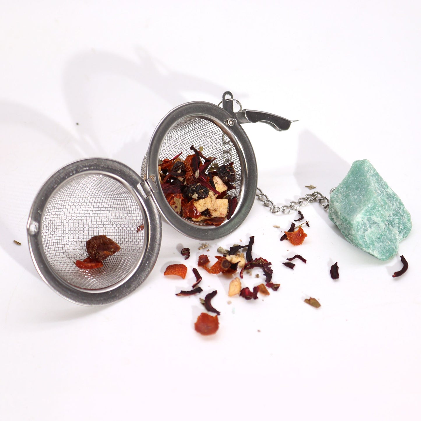 Raw Crystal Gemstone Tea Strainer - Clarity Aquamarine