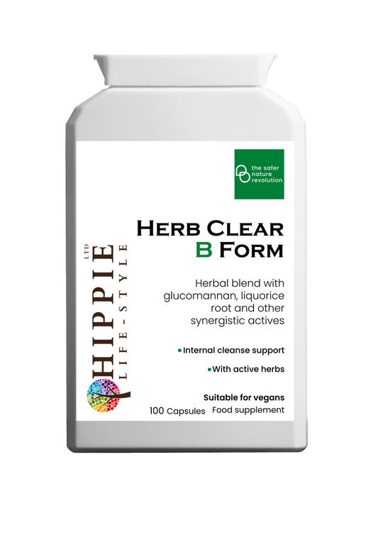 Hippie life UK, the crystal, spiritual and natural holistic health gift shop presents HIPPIE Herb Clear - B Form (Vegan), supplement, HIPPIE Life UK, , , , , .