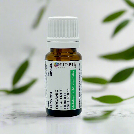 Tea Tree (Melaleuca Alternifolia) Leaf Essential Oil - Organic, Therapeutic and Pure - 10ml