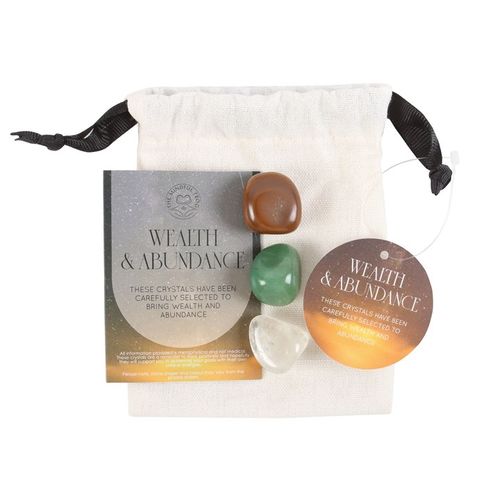 Wealth & Abundance Healing Crystal Set - Unlock Prosperity