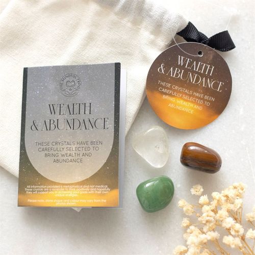 Wealth & Abundance Healing Crystal Set - Unlock Prosperity