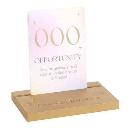 Angel Number Affirmation Cards with Wooden Stand - Unlock the power of divine messages