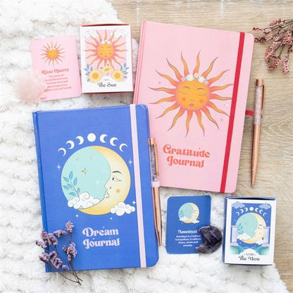 The Sun Gratitude Journal with Rose Quartz Pen – A Daily Companion for Positivity